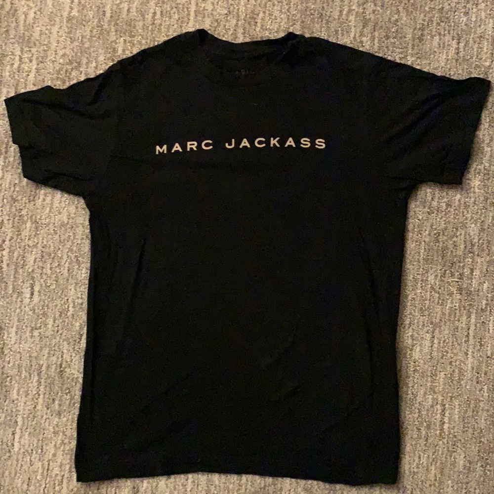 Marc Jacobs tee with Marc Jackass screen printed